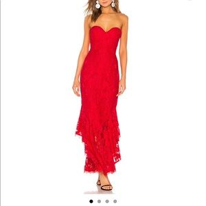 Red Lace Gown